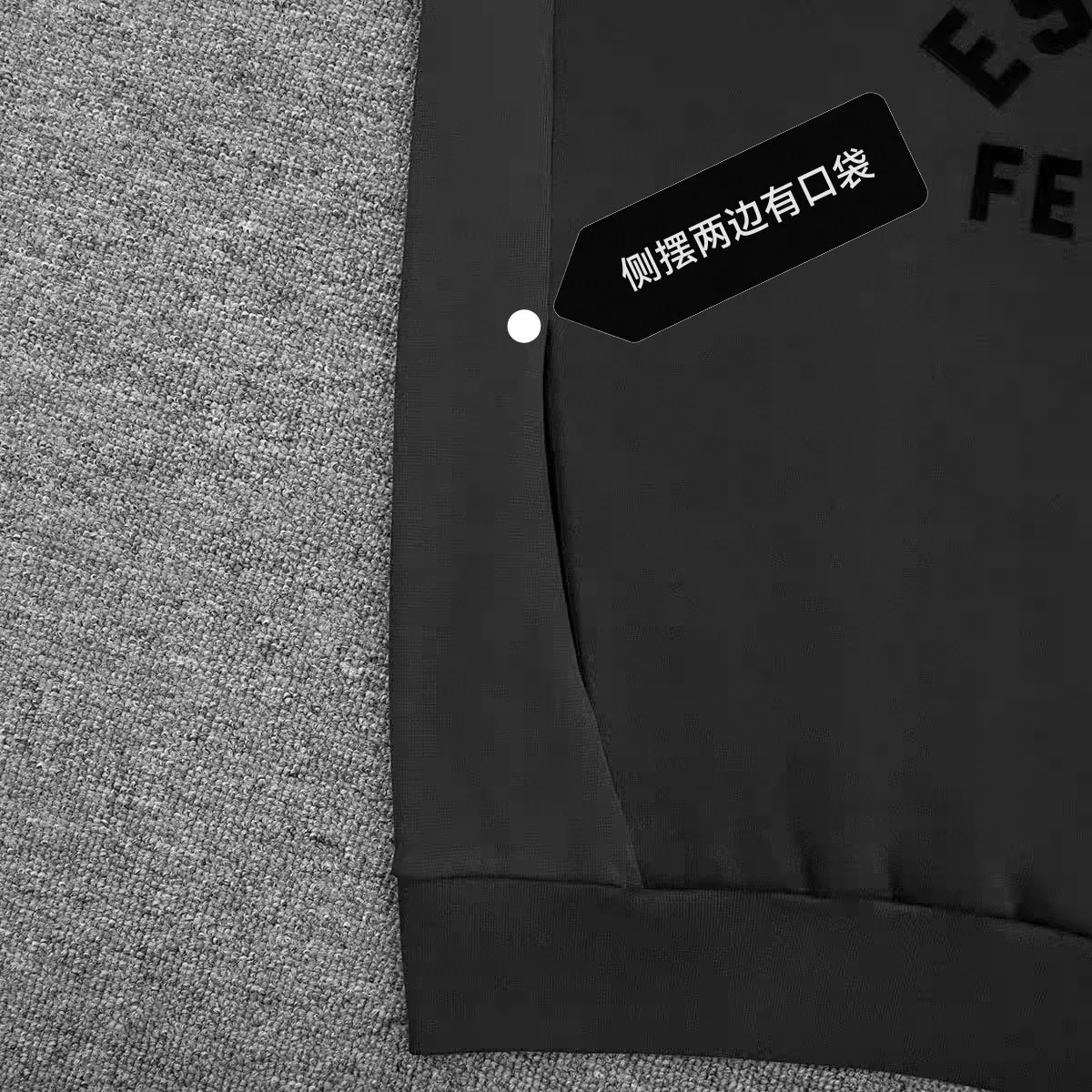 🦋 、Hot Sale🦋 125 2023New Arrival Black ESSENTIALS BALCK COLLECTION FOG FEAR OF GOD Same Style ， ？ ， 。 ， ， ！ ， ， 。 ， ， 。 。 FEAR OF GOD logo 。 ！ Size New Arrival Black ， ， 。 ， ， ！ ， 。 Size：XS-XL ： Black